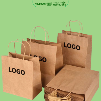 Túi Giấy Quai Xách 15x9x21cm – In Logo Theo Yêu Cầu, Giá Tốt Tại Xưởng